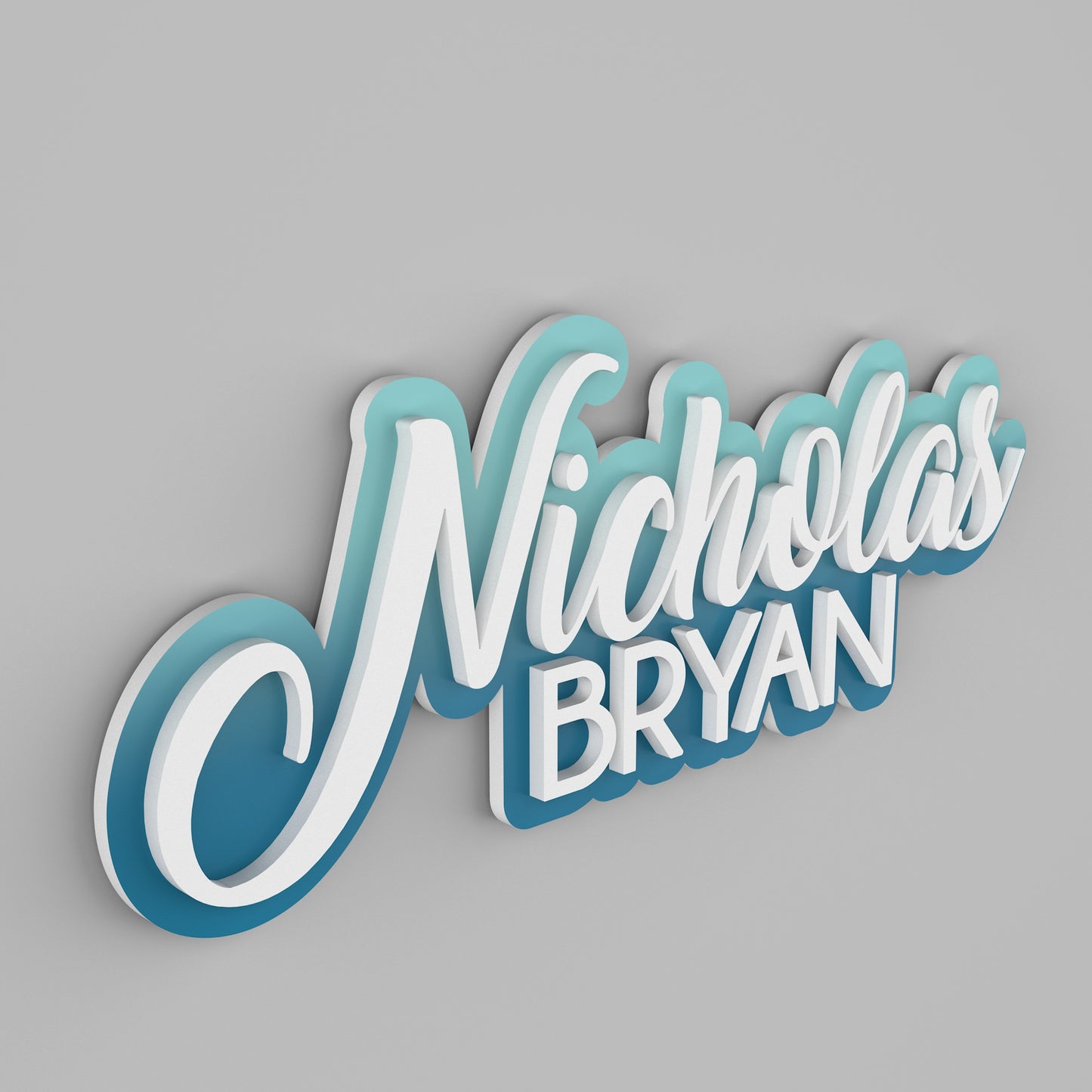 Nursery Name Sign - Custom Baby Name Sign - Nursery Wall Art - Personalized Gift For Baby - Layered 3D Name Sign