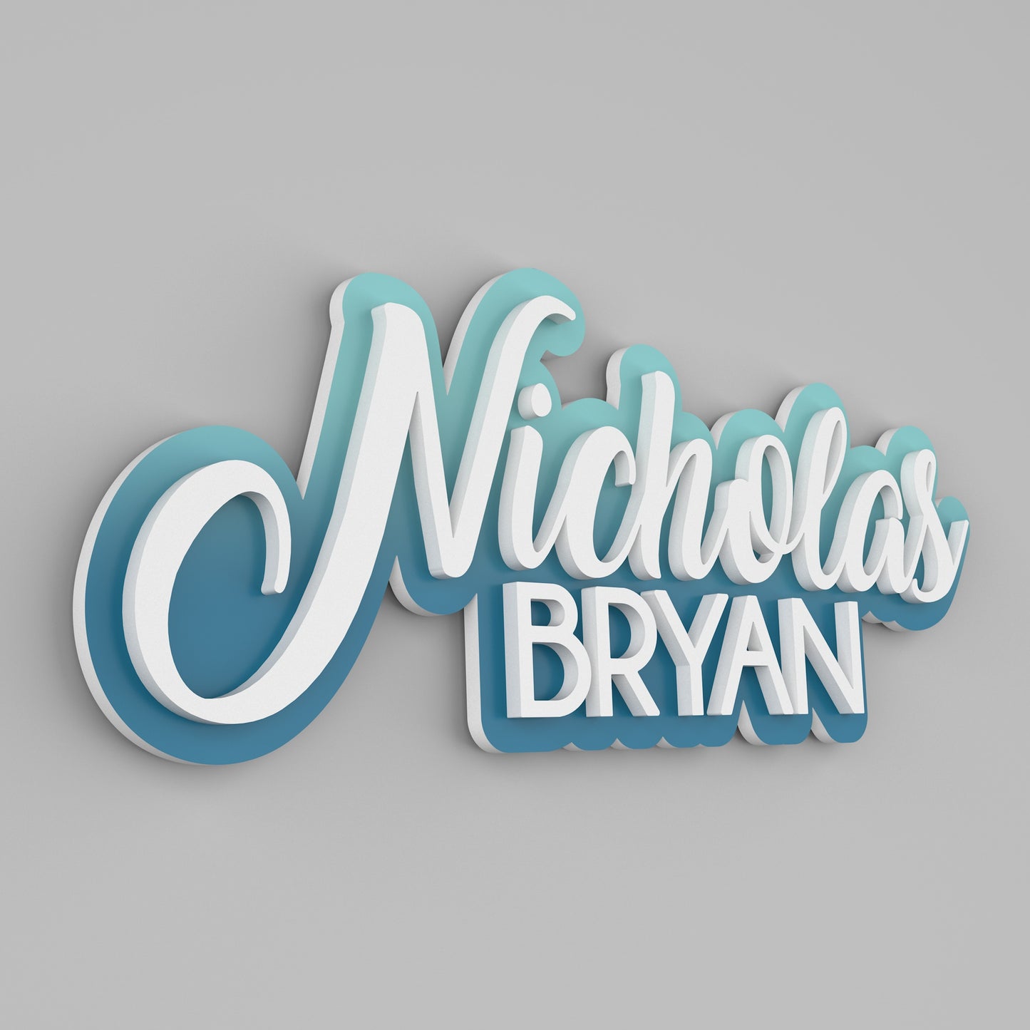 Nursery Name Sign - Custom Baby Name Sign - Nursery Wall Art - Personalized Gift For Baby - Layered 3D Name Sign