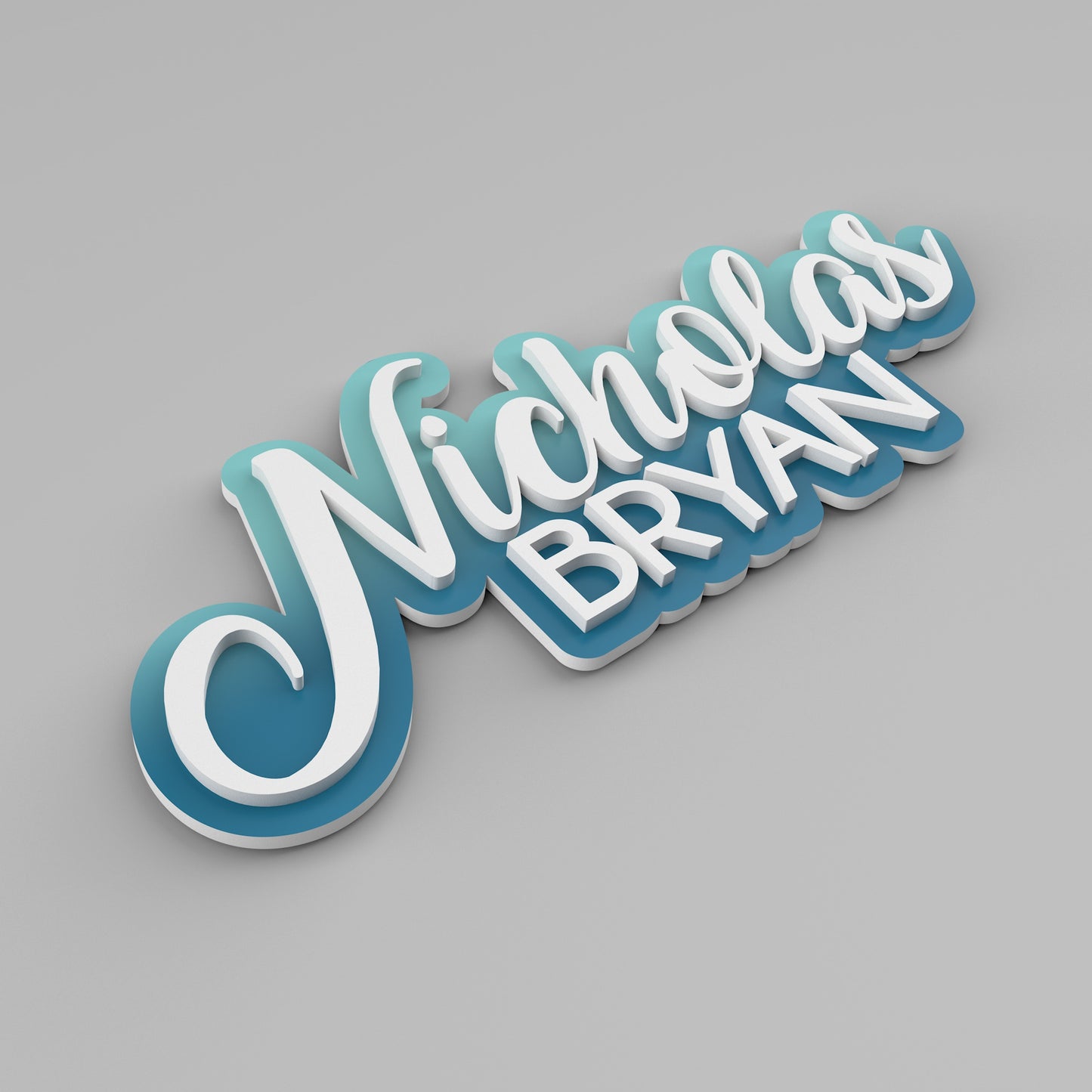 Nursery Name Sign - Custom Baby Name Sign - Nursery Wall Art - Personalized Gift For Baby - Layered 3D Name Sign