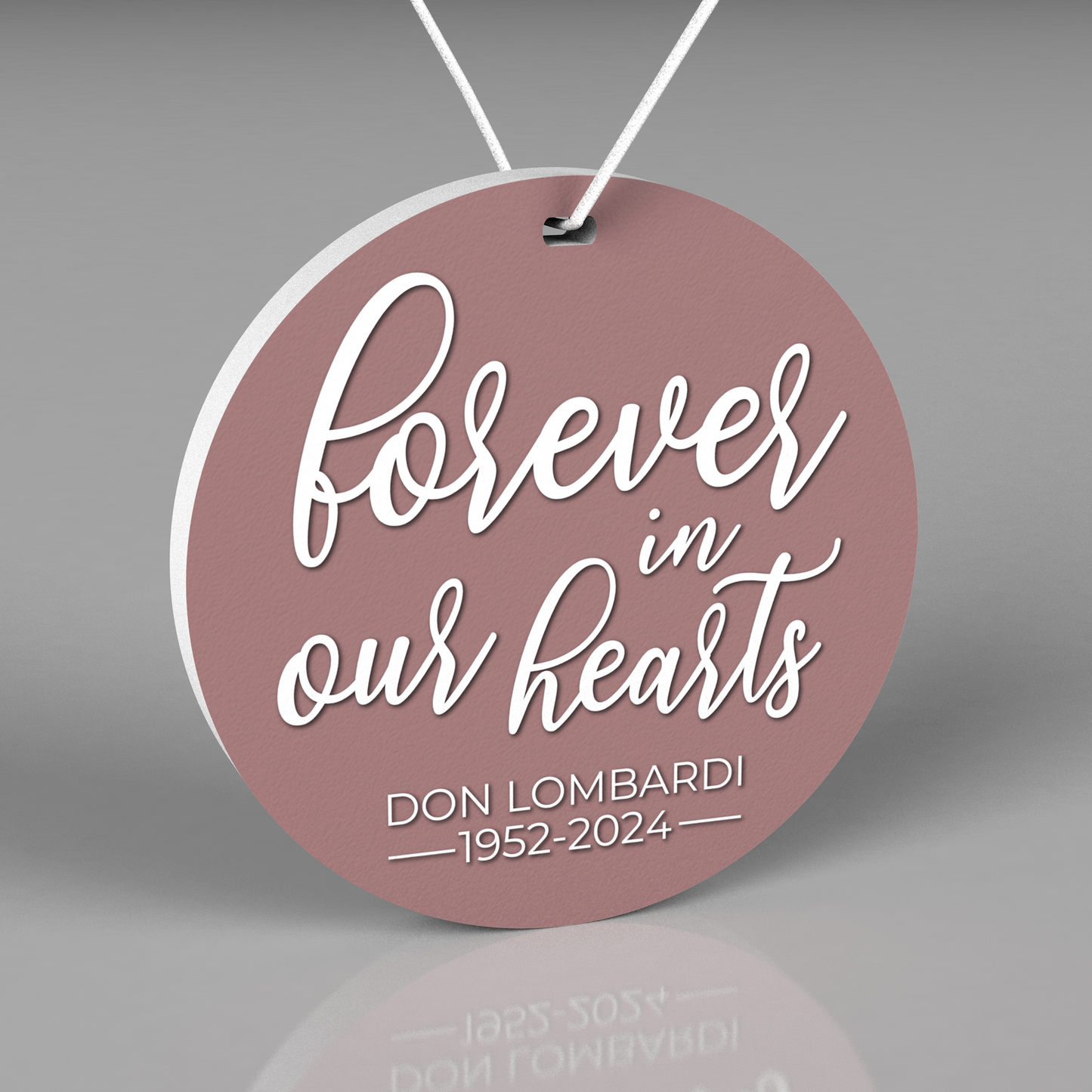 Loss of Loved One Ornament, Memorial Ornament, Forever in our Hearts, In Memory Of Gift