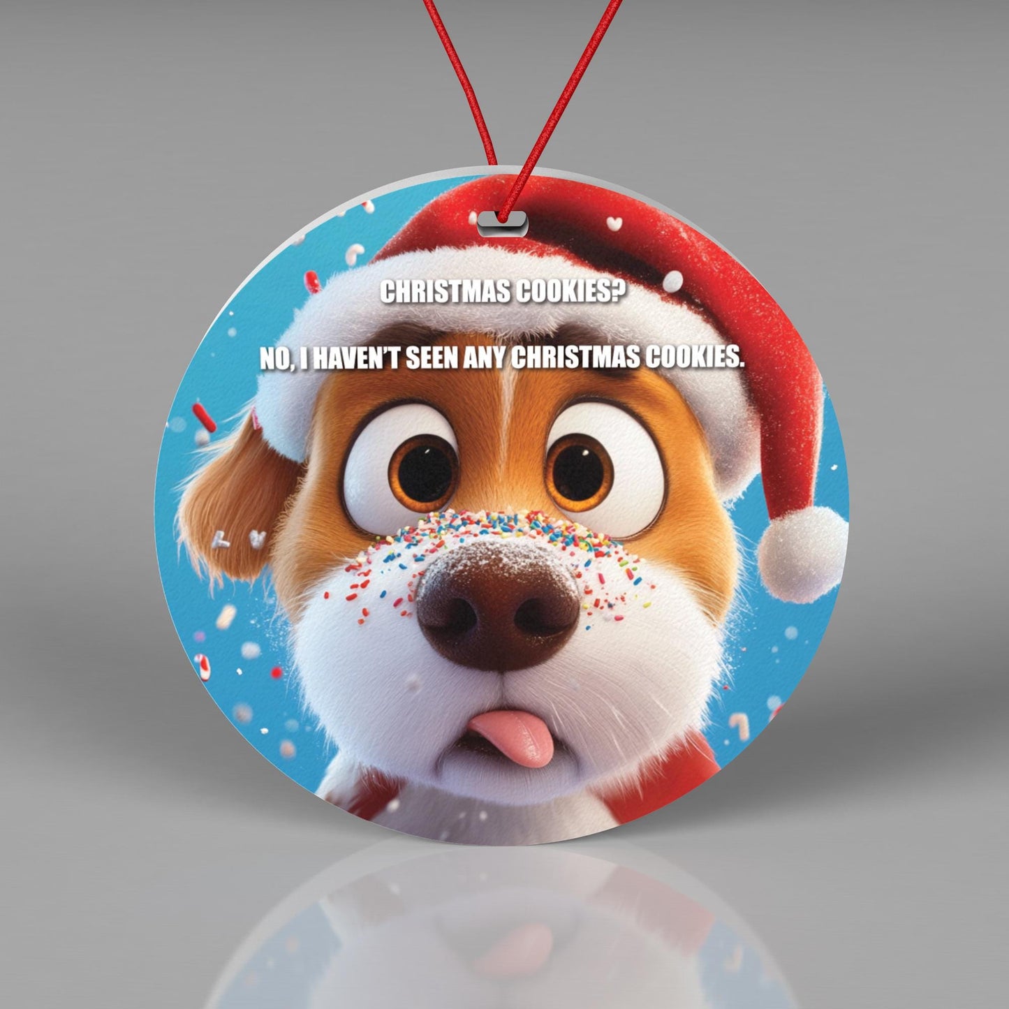 2024 Funny Christmas Ornament, Cute Gift Ornament, Humorous Holiday Decoration, Gag Gift Idea