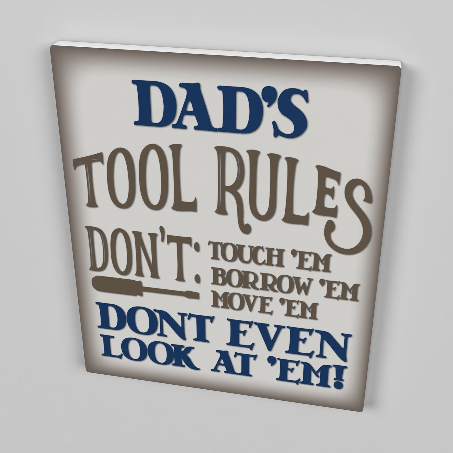 Father's Day Gift, Gift for Dad from Kids, Garage Sign, Workshop Sign