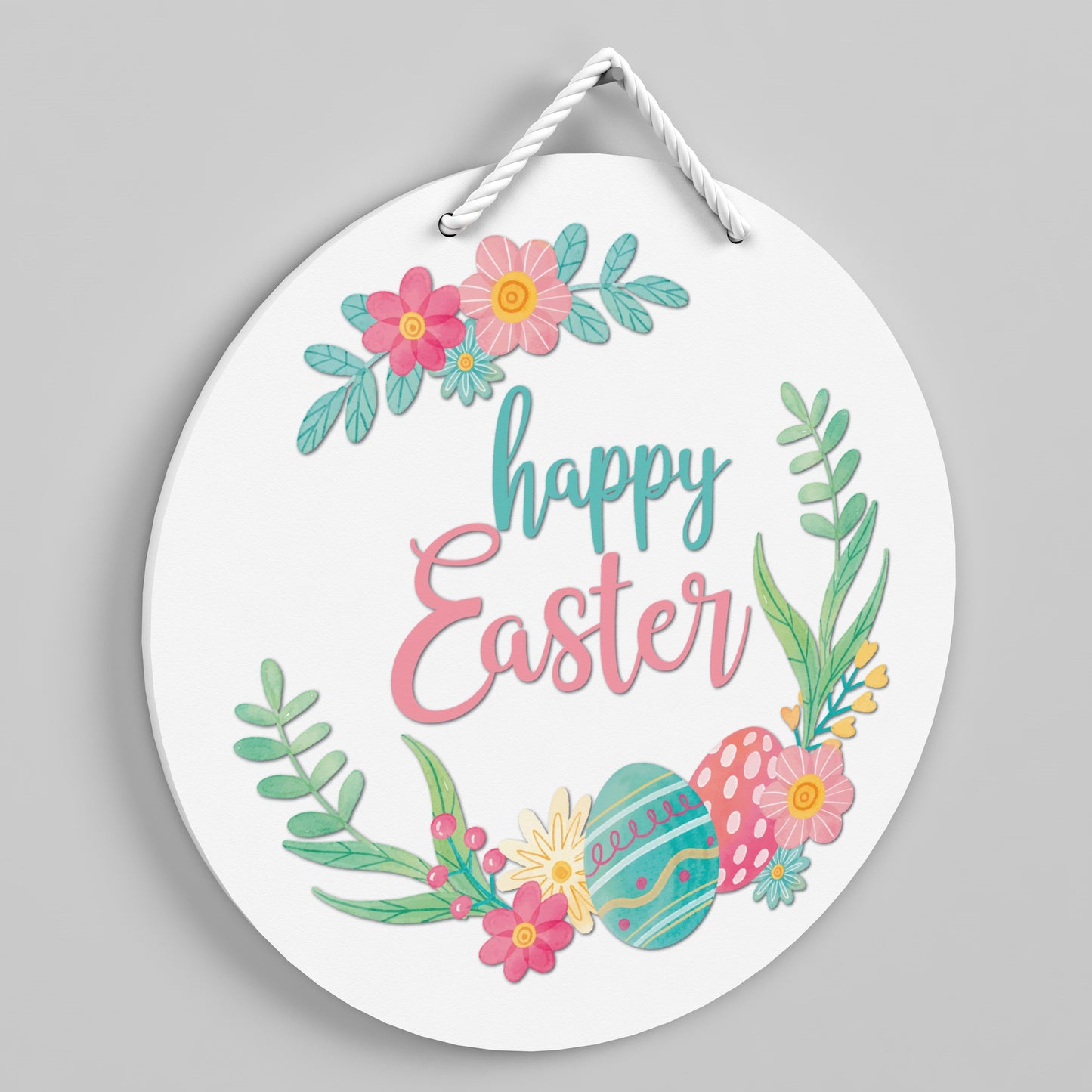 Happy Easter Door Hanger Sign