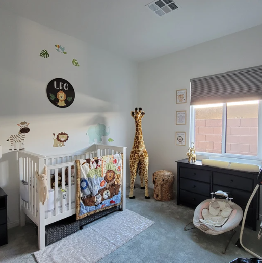 Lion Theme Nursery Name Sign - Safari Nursery Personalized Baby Name Sign