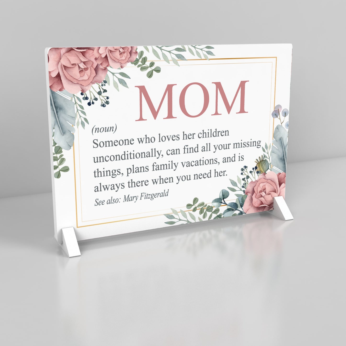 Personalized Mothers Day Gift - Gift Idea For Mom - Personalized Mom Sign for Home Decor