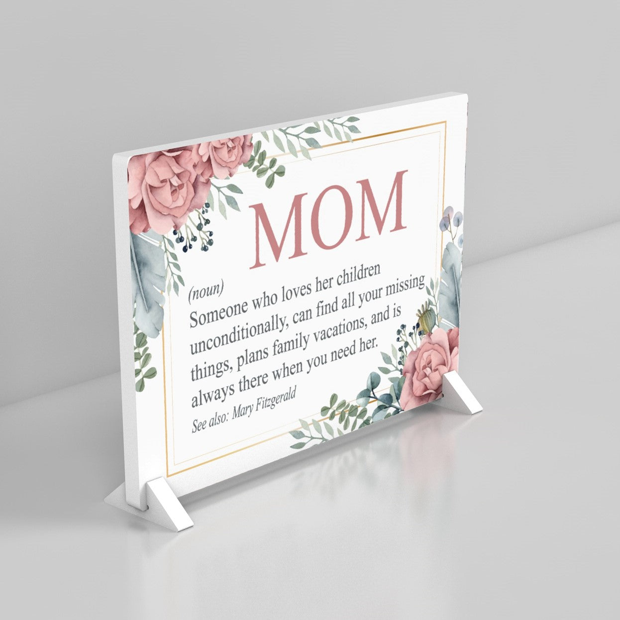 Personalized Mothers Day Gift - Gift Idea For Mom - Personalized Mom Sign for Home Decor