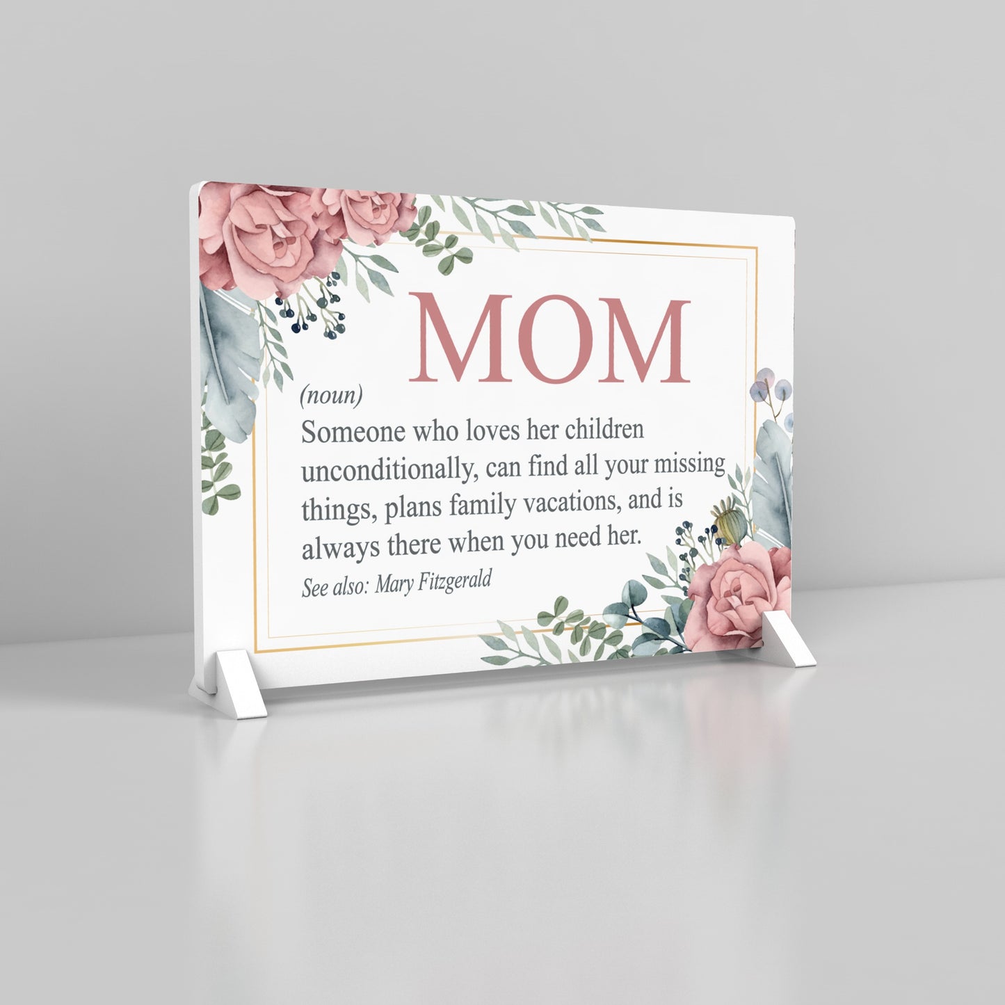 Personalized Mothers Day Gift - Gift Idea For Mom - Personalized Mom Sign for Home Decor