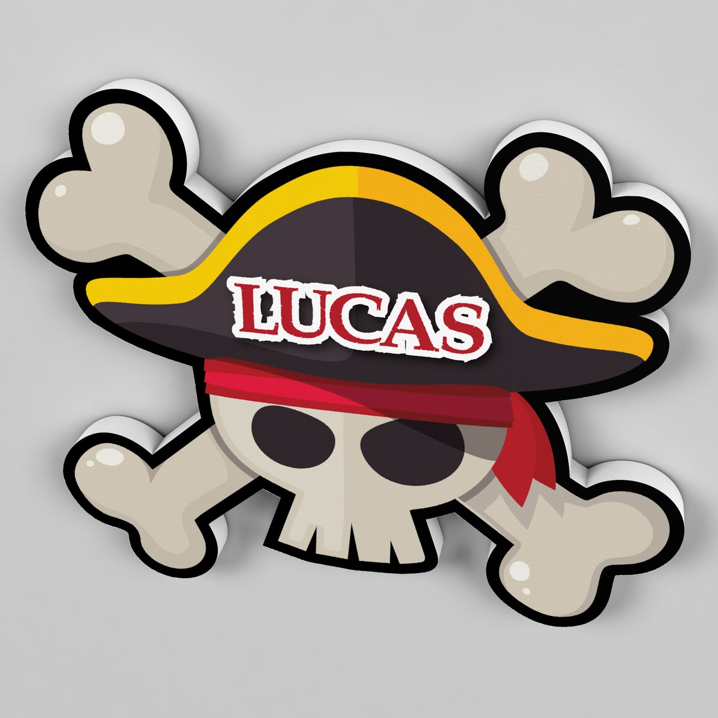 Personalized Pirate Name Sign, Kids Door Sign