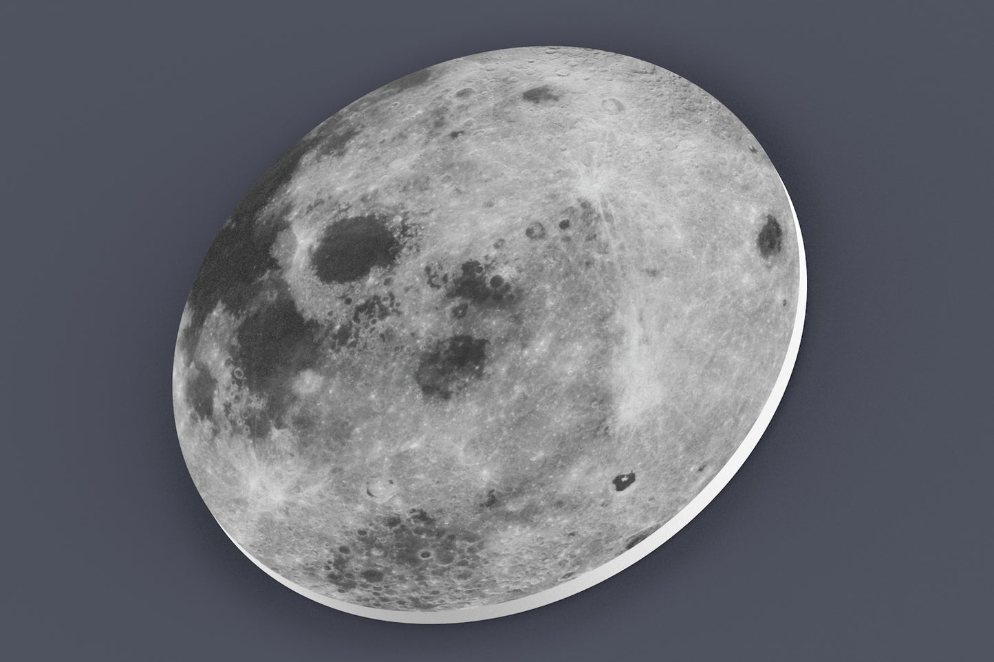 Full Moon Bedroom Wall Art, Moon Wall Hanging, Moon Home Decor, Moon Nursery Art, Modern Decor, Gray Moon, Astronomy Art