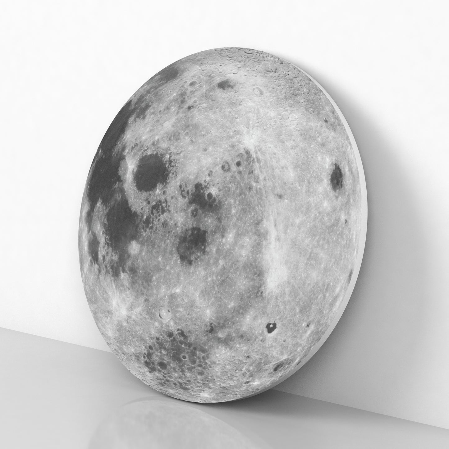 Full Moon Bedroom Wall Art, Moon Wall Hanging, Moon Home Decor, Moon Nursery Art, Modern Decor, Gray Moon, Astronomy Art