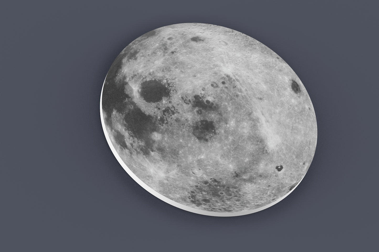 Full Moon Bedroom Wall Art, Moon Wall Hanging, Moon Home Decor, Moon Nursery Art, Modern Decor, Gray Moon, Astronomy Art