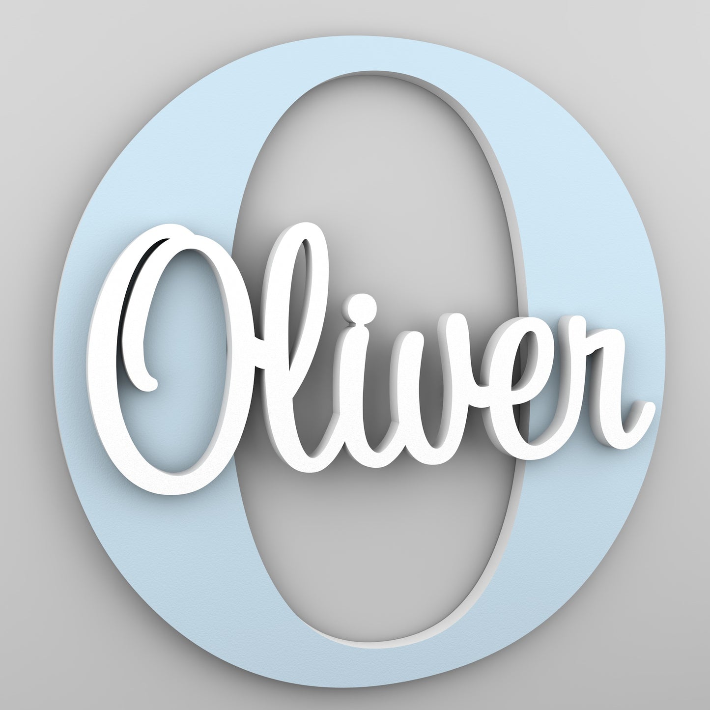 Personalized Name Sign with Name and Capital Letter