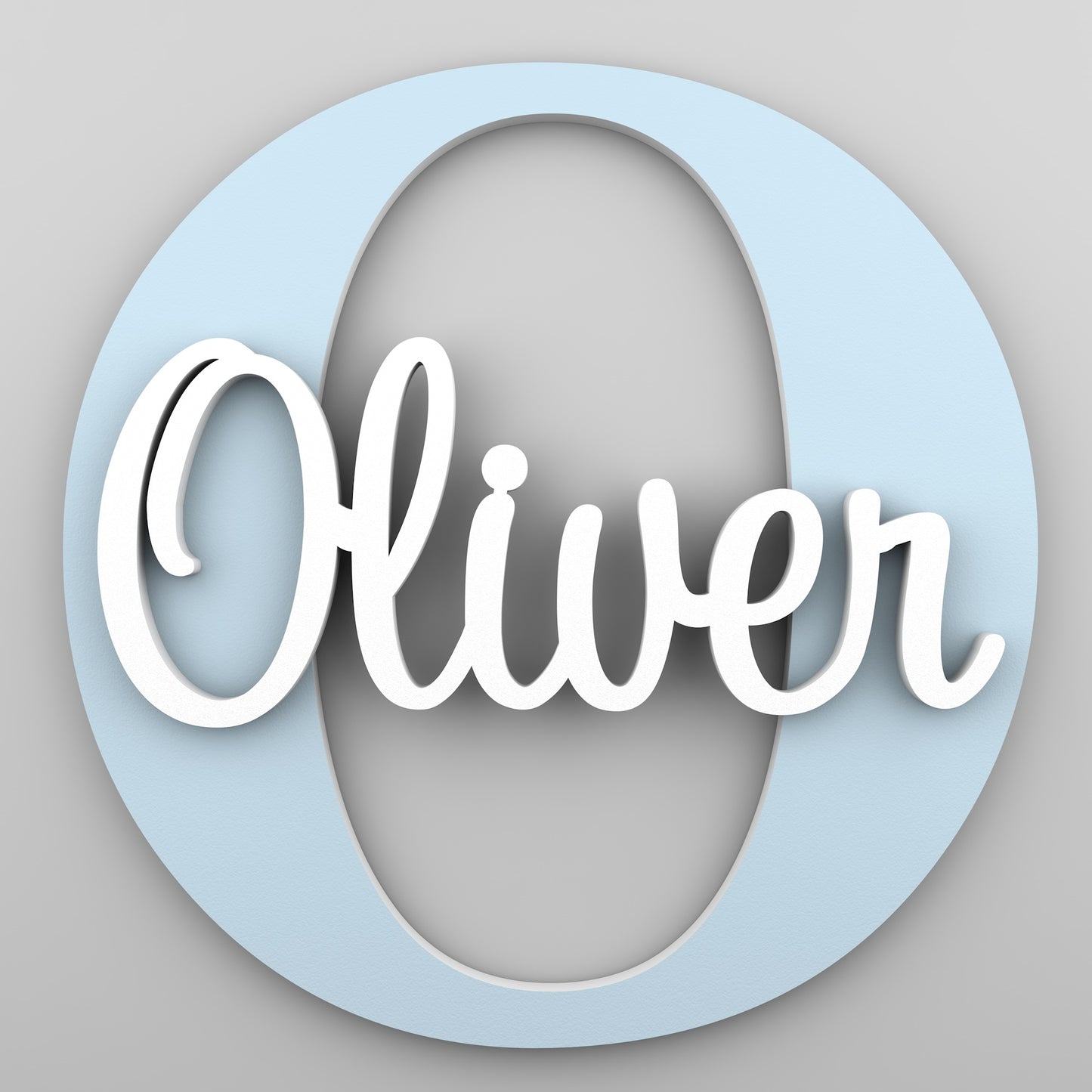 Personalized Name Sign with Name and Capital Letter