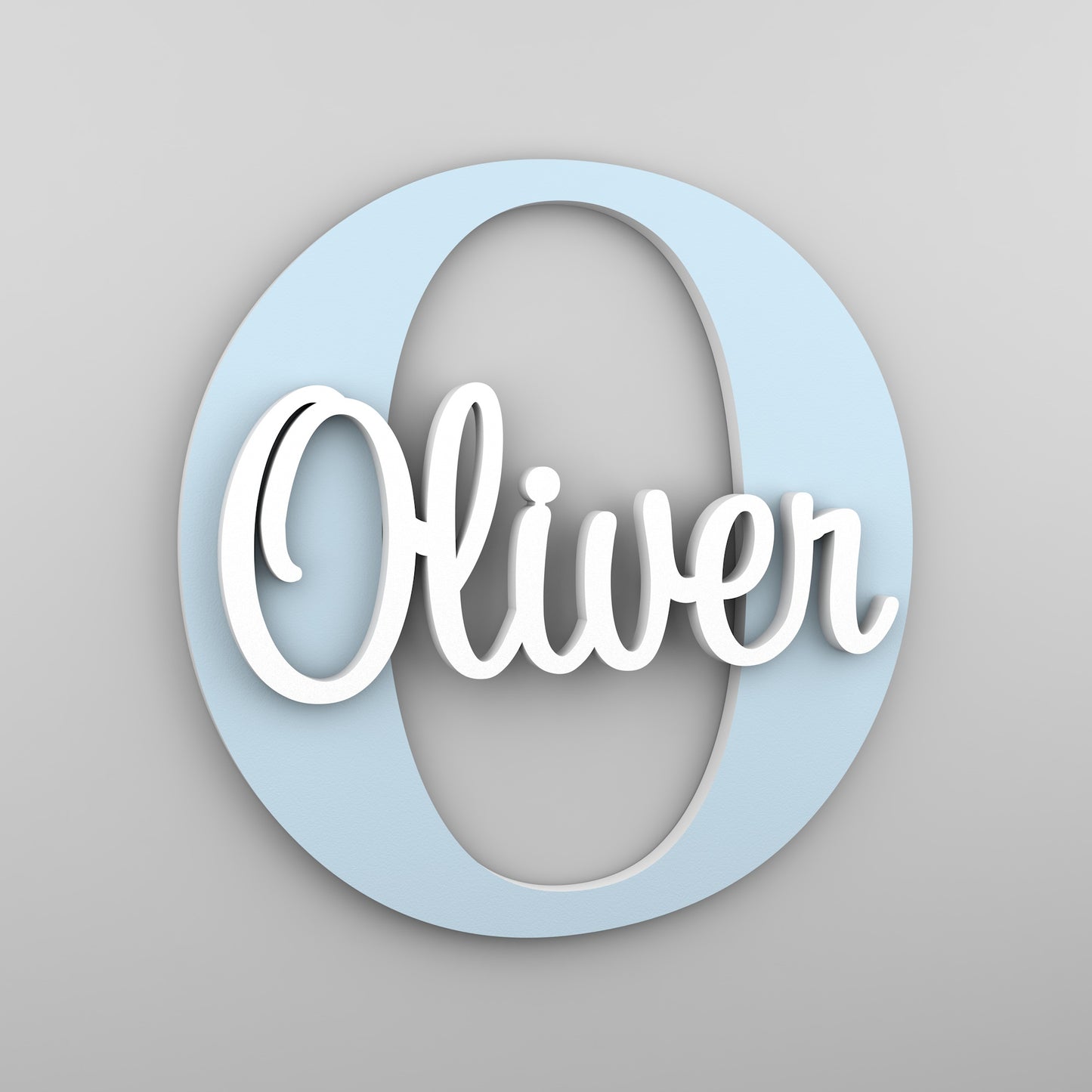 Personalized Name Sign with Name and Capital Letter