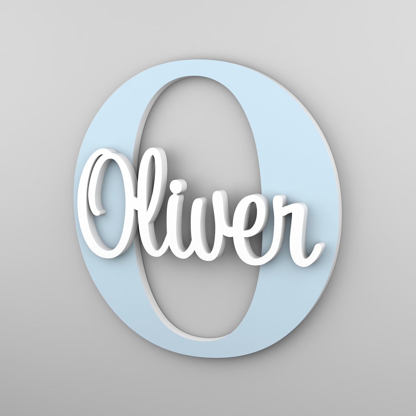 Personalized Name Sign with Name and Capital Letter