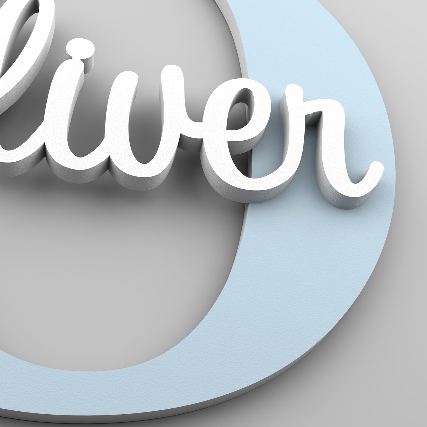 Personalized Name Sign with Name and Capital Letter