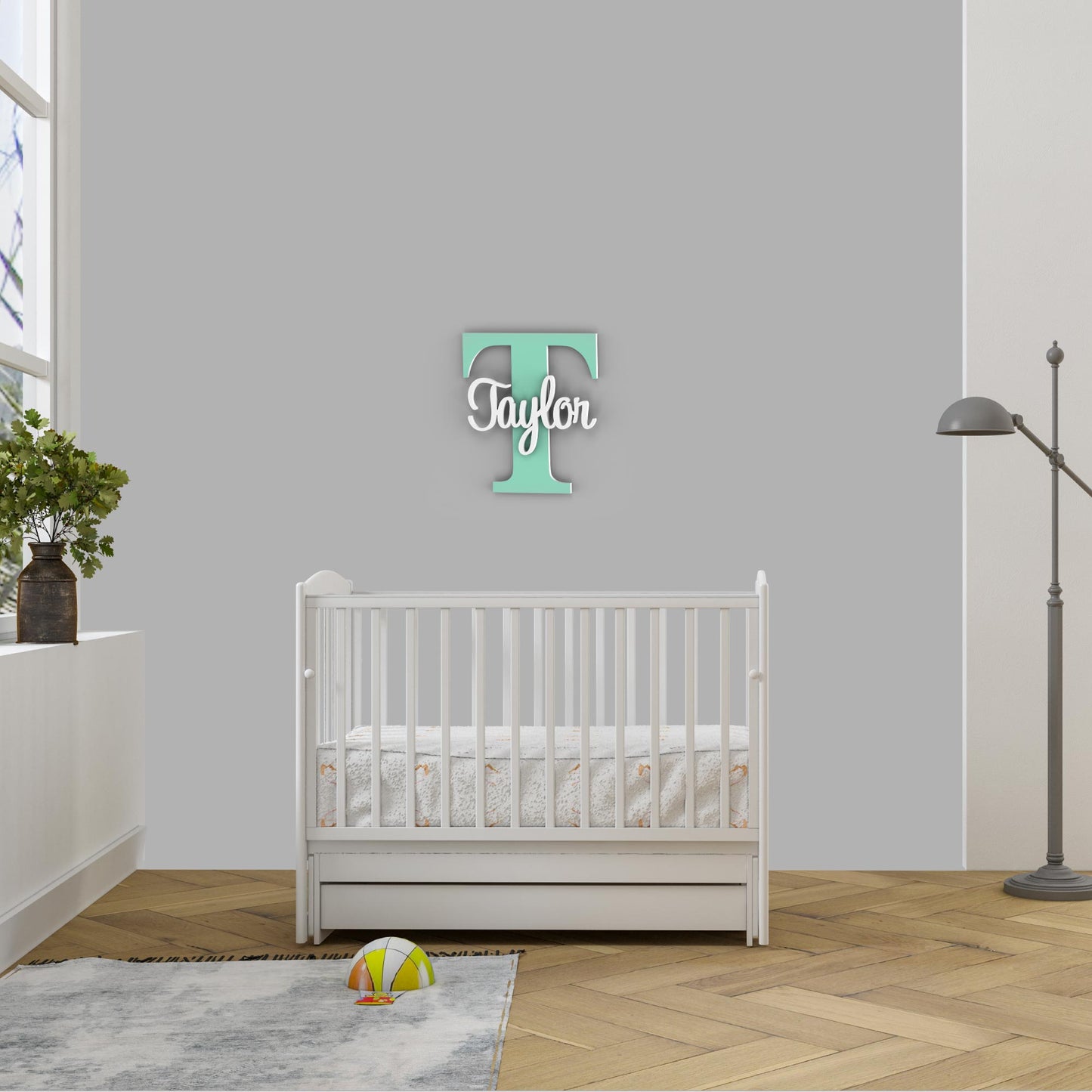 Name Sign for Kids and Baby - Nursery Name Sign Wall Decor