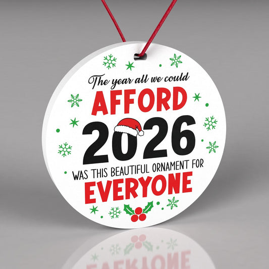 All We Could Afford ornament 2026