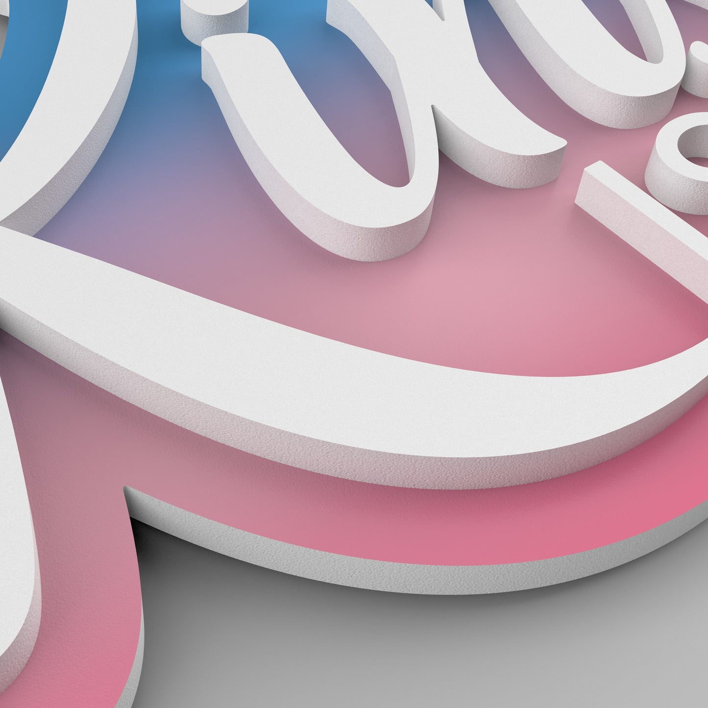 Layered Name Sign - Name Signs for Nursery Above Crib. Personalized Newborn Sign for Baby Girl