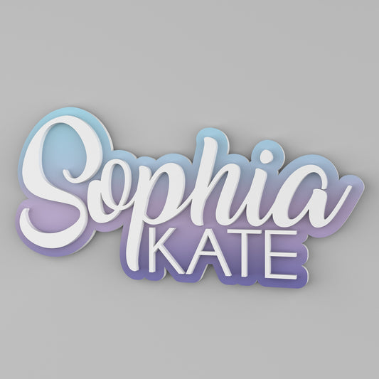 Name Sign for Nursery Above Crib. Baby Name Sign. Personalized Newborn Sign for Baby Girl