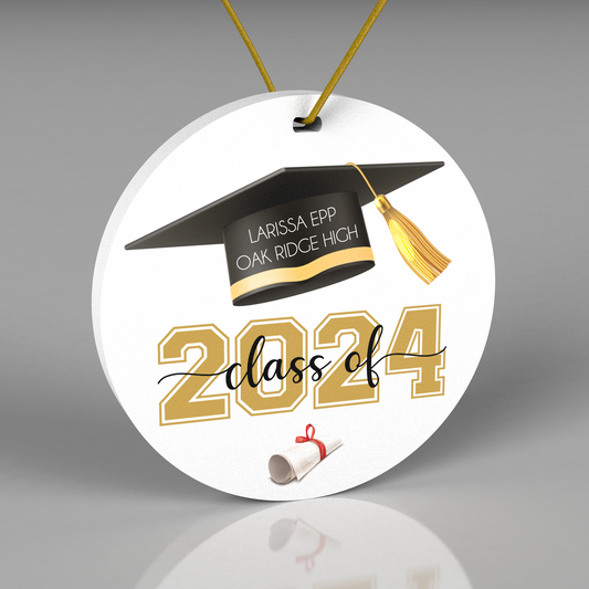 2024 Graduate Christmas Ornament - Personalized Gift for Graduate - 2024 Ornament with Gift Box