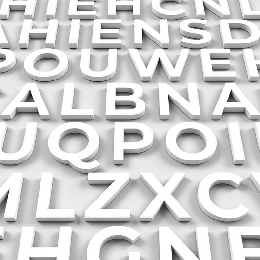 Individual Letters PVC Letters for Outdoor and Indoor Business Logos and Signs | Montserrat Black Font