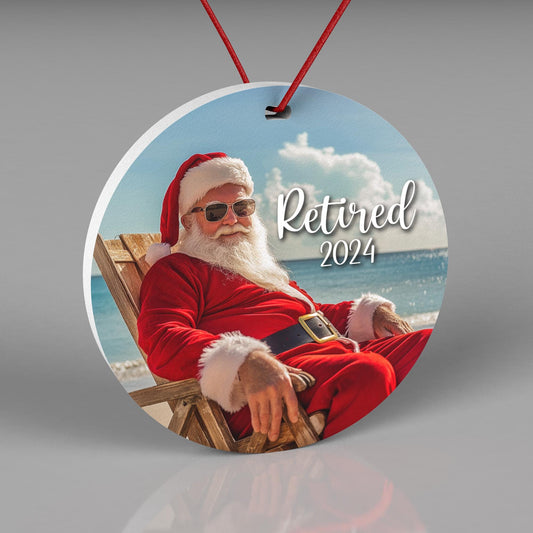 Retirement Ornament - Retirement Gift - Christmas Tree Ornament - Retirement 2024