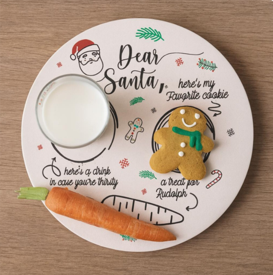Santa Tray - Treats for Santa - Christmas Eve Tray