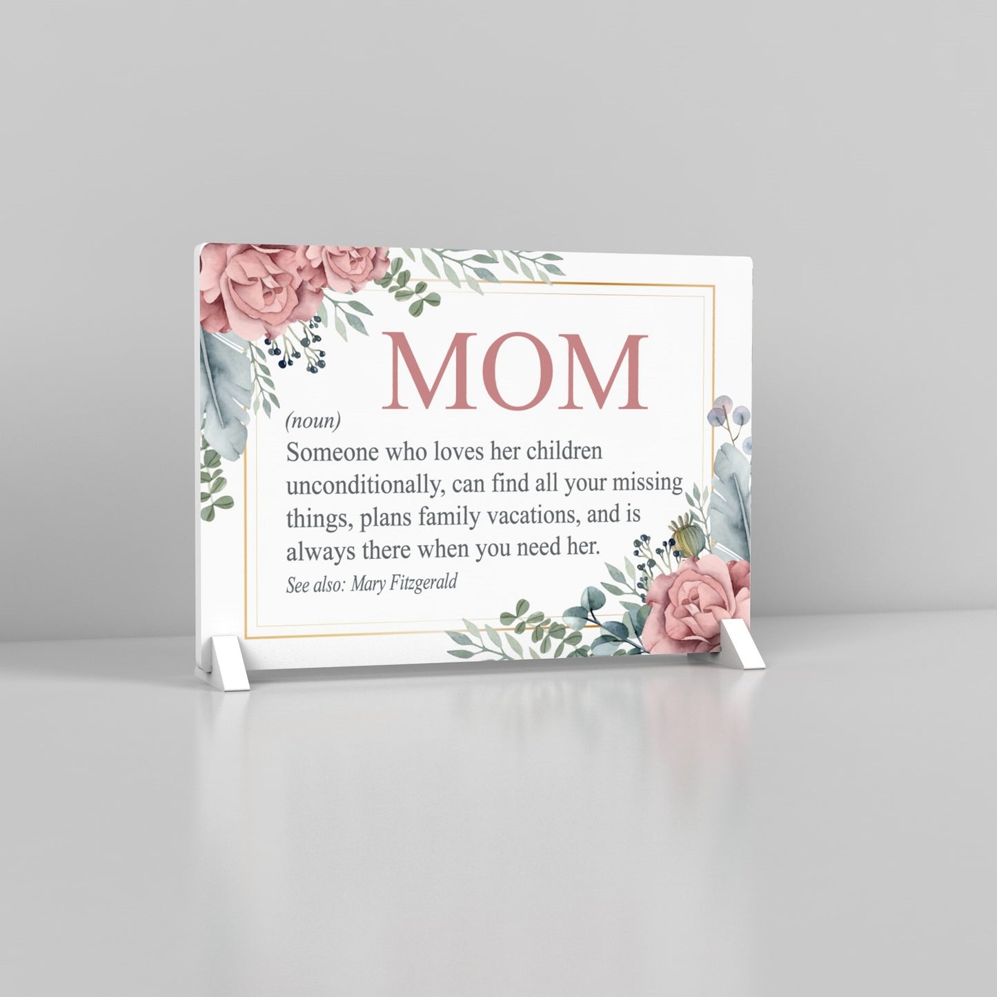 Personalized Mothers Day Gift - Gift Idea For Mom - Personalized Mom Sign for Home Decor