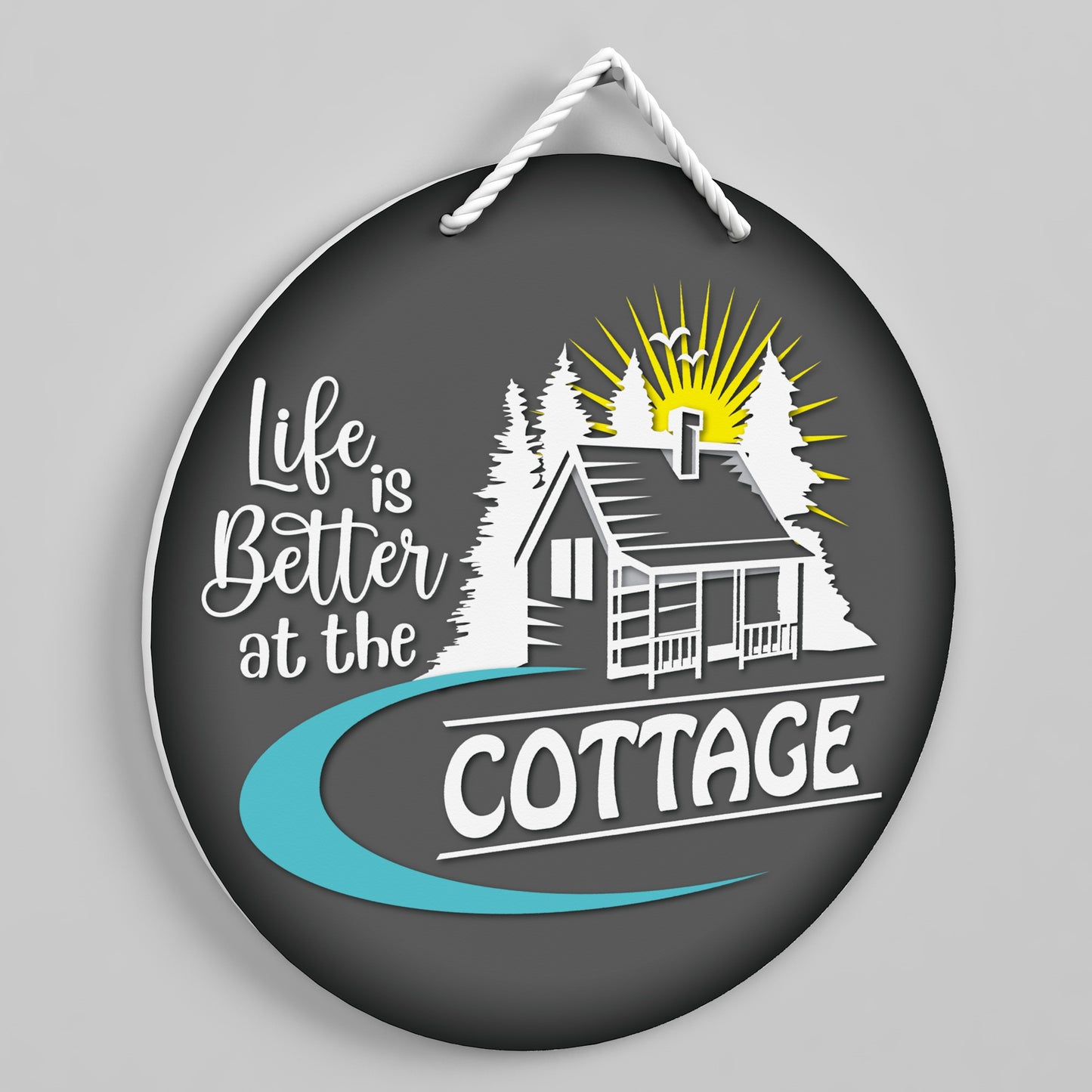 Outdoor Cottage Sign - Life is Better at the Cottage