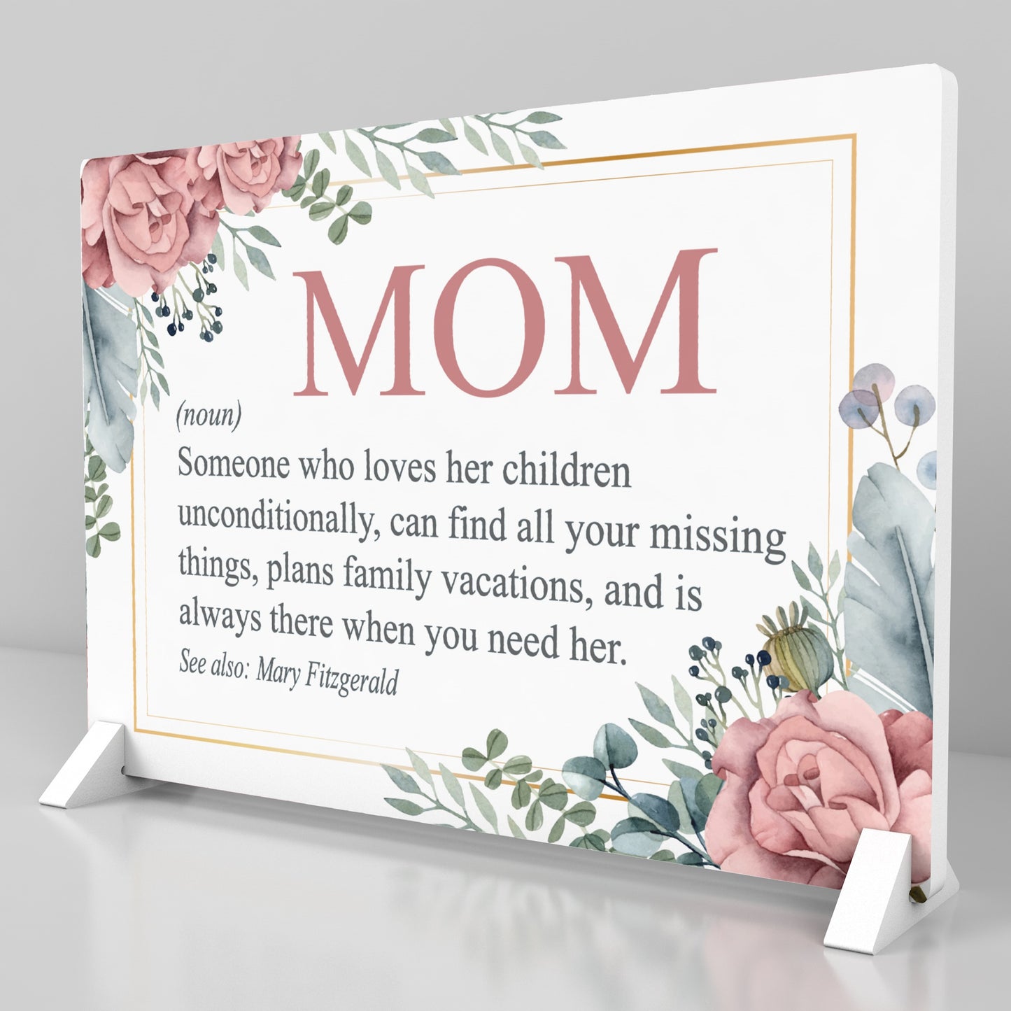 Personalized Mothers Day Gift - Gift Idea For Mom - Personalized Mom Sign for Home Decor
