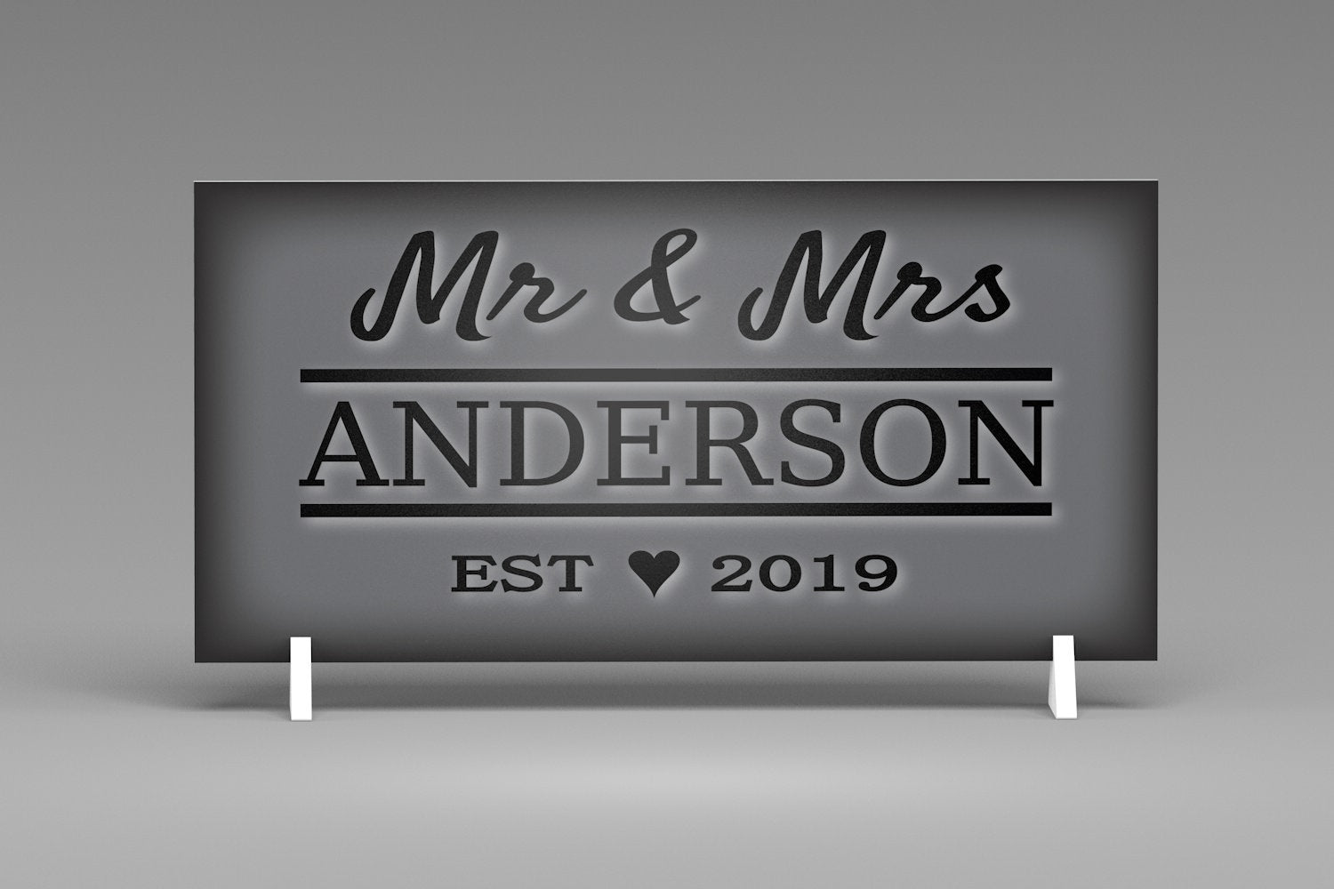 Personalized Wedding Gift For Couple, Established Wedding Sign, Mr & Mrs Wedding Sign, Bridal Shower Gift, Wedding Plaque, Wedding Decor