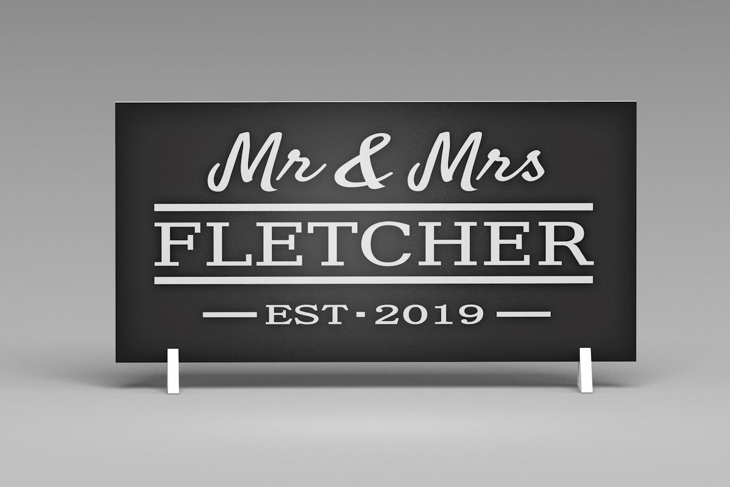 Personalized Wedding Gift For Couple, Established Wedding Sign, Mr & Mrs Wedding Sign, Bridal Shower Gift, Wedding Plaque, Wedding Decor