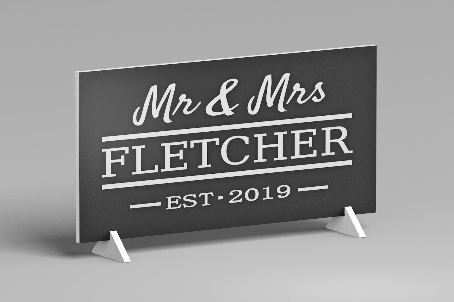 Personalized Wedding Gift For Couple, Established Wedding Sign, Mr & Mrs Wedding Sign, Bridal Shower Gift, Wedding Plaque, Wedding Decor