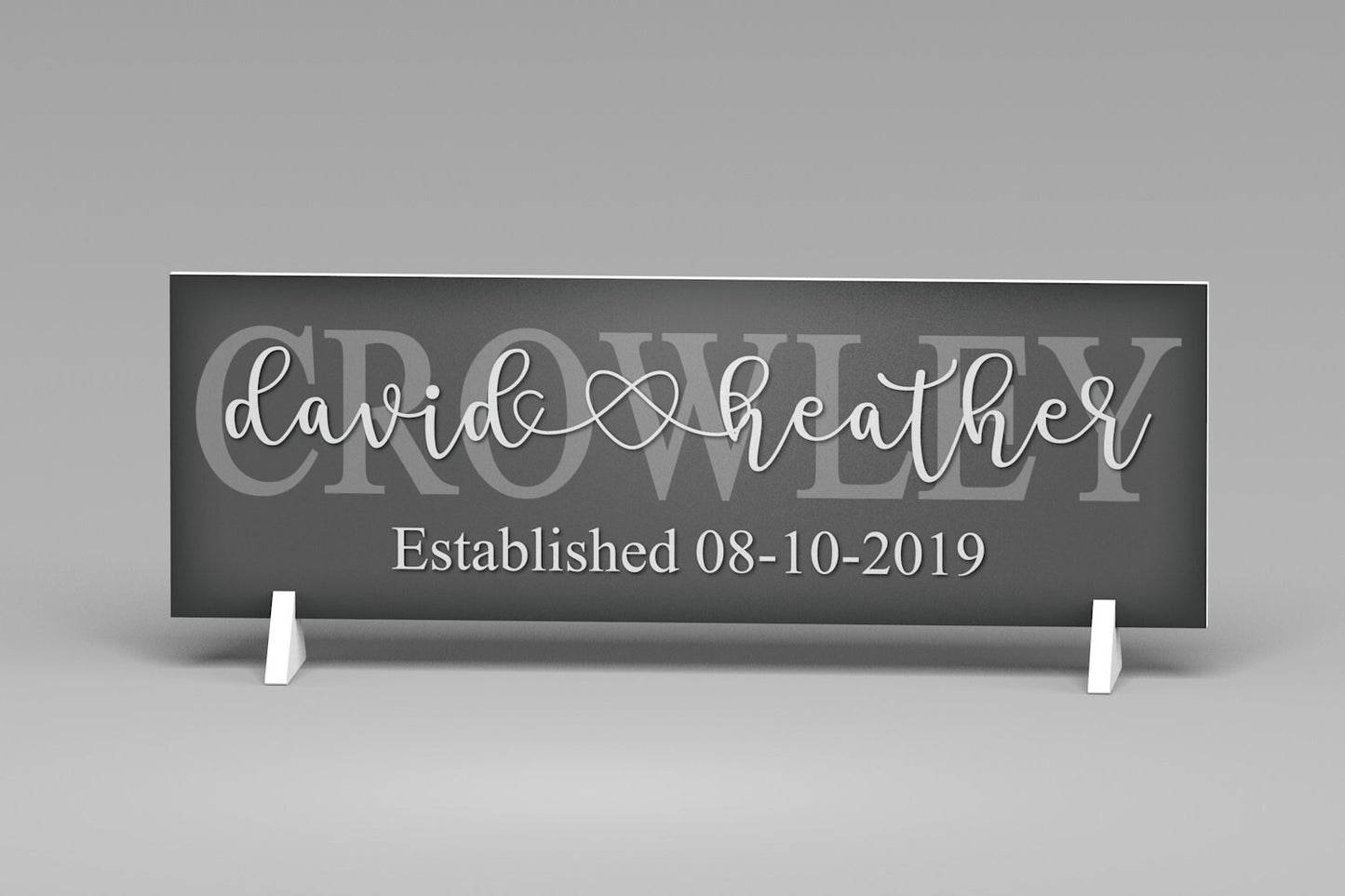 Wedding Gift for the Couple, Family Name Sign, Wedding Gift, Bridal Shower Gift,Established Sign, Family Sign, Name Sign