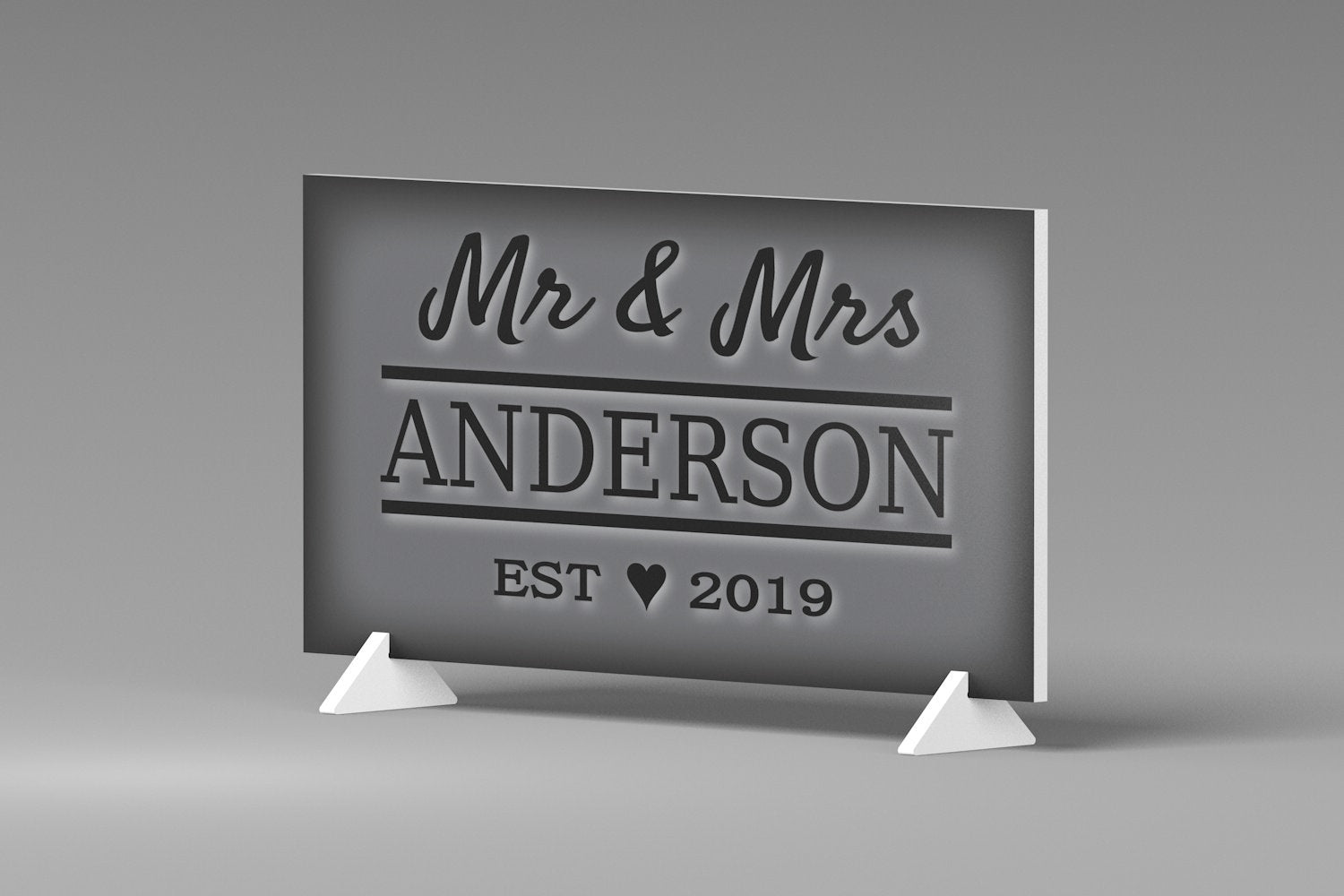 Personalized Wedding Gift For Couple, Established Wedding Sign, Mr & Mrs Wedding Sign, Bridal Shower Gift, Wedding Plaque, Wedding Decor