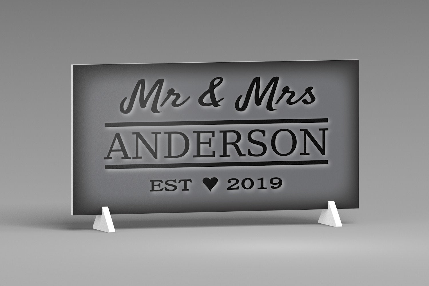 Personalized Wedding Gift For Couple, Established Wedding Sign, Mr & Mrs Wedding Sign, Bridal Shower Gift, Wedding Plaque, Wedding Decor