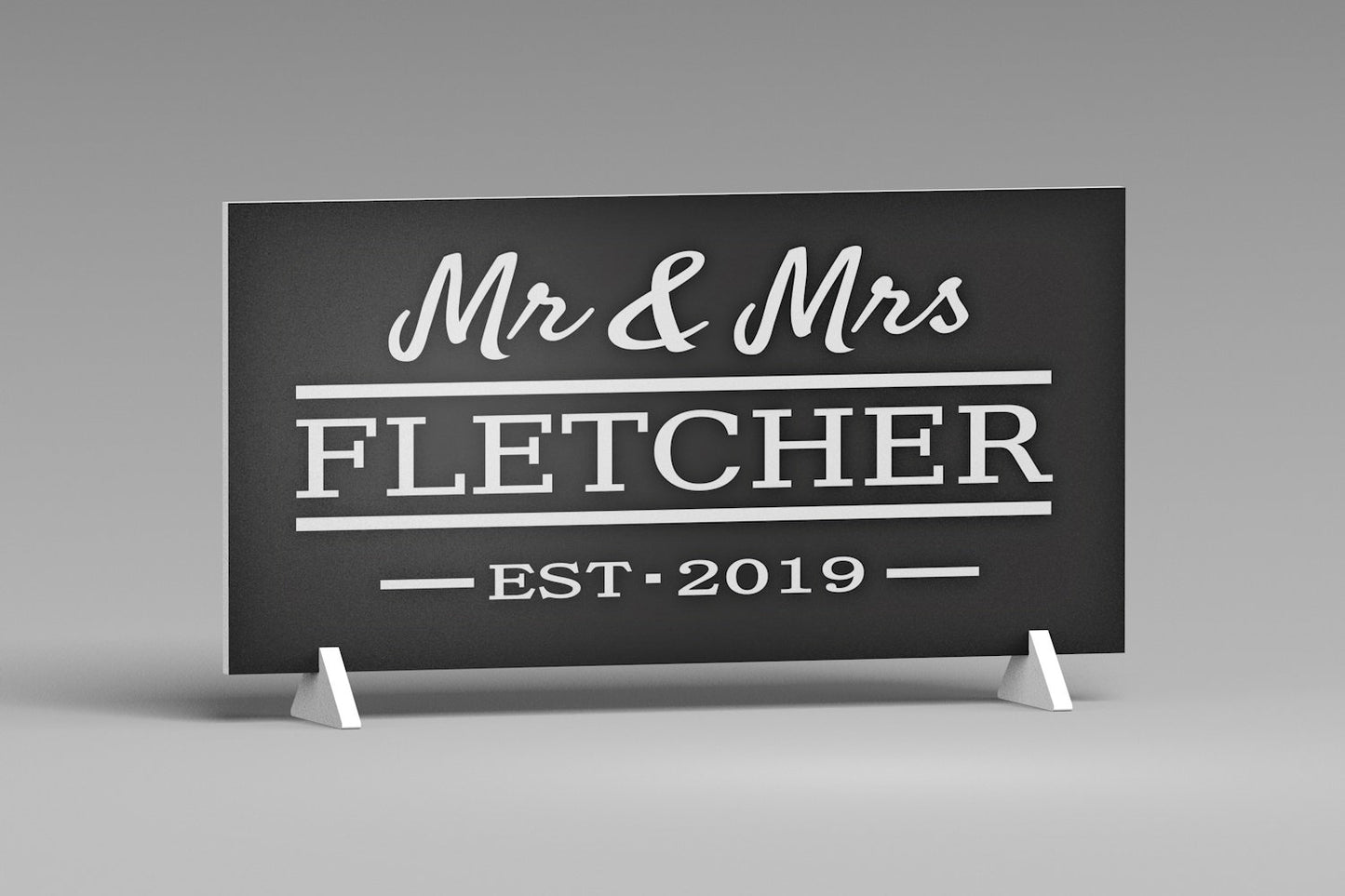 Personalized Wedding Gift For Couple, Established Wedding Sign, Mr & Mrs Wedding Sign, Bridal Shower Gift, Wedding Plaque, Wedding Decor