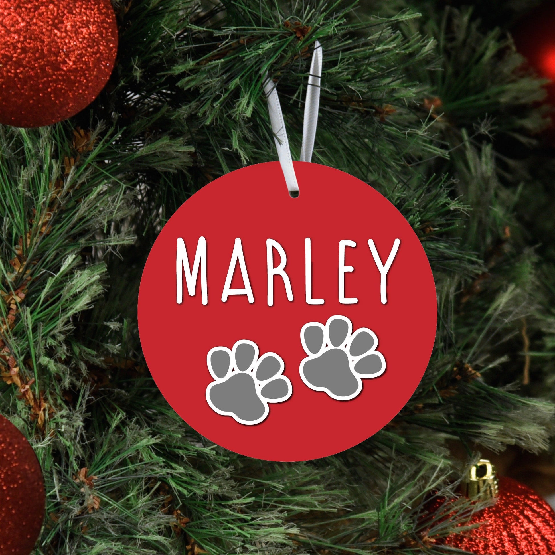 Personalized Christmas Ornament for Pets With Gift Box