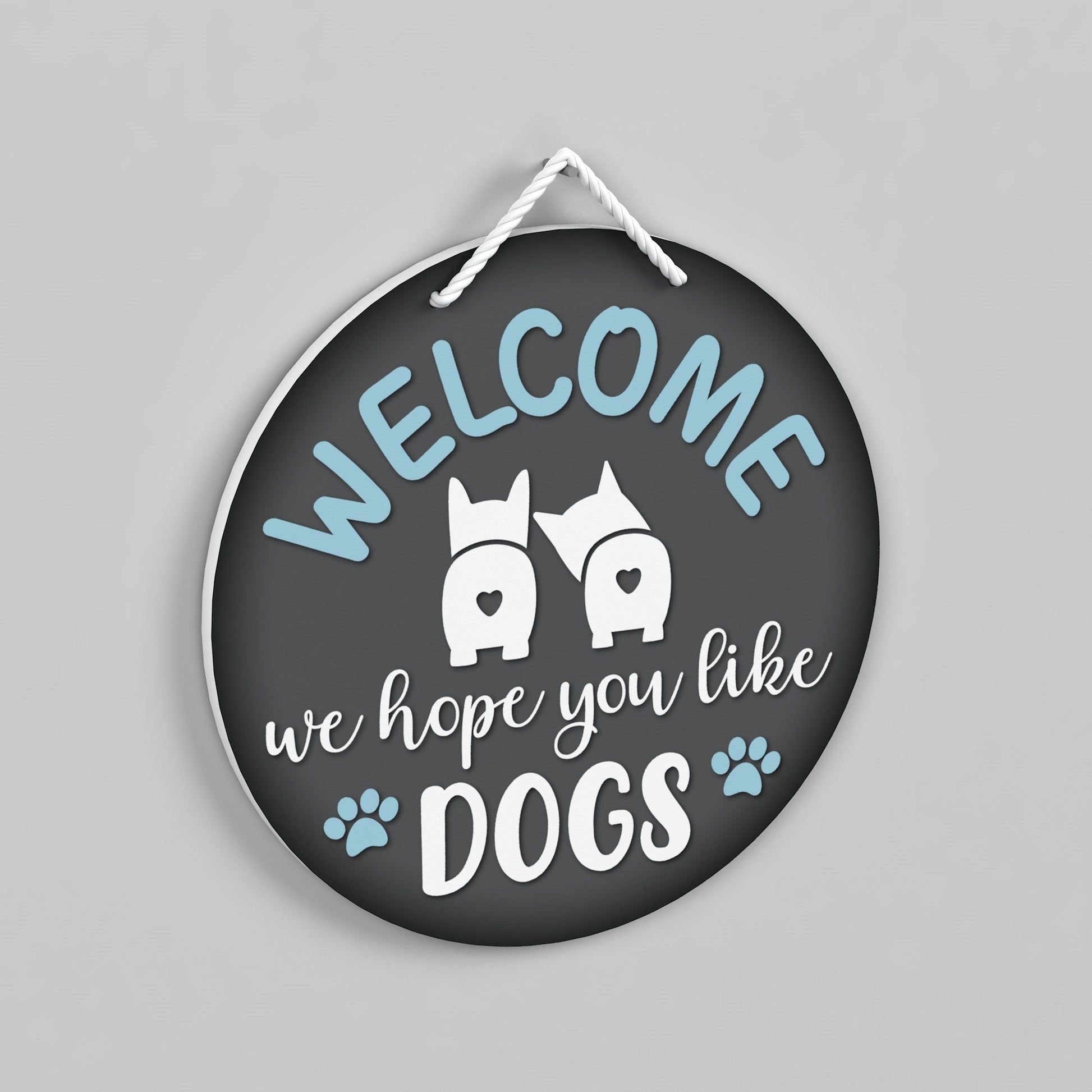 Front Door Dog Sign, Welcome We Hope You Like Dogs, Pet Sign, Door Decor, Funny Front Door, Dog Lover Gift, Housewarming Gift