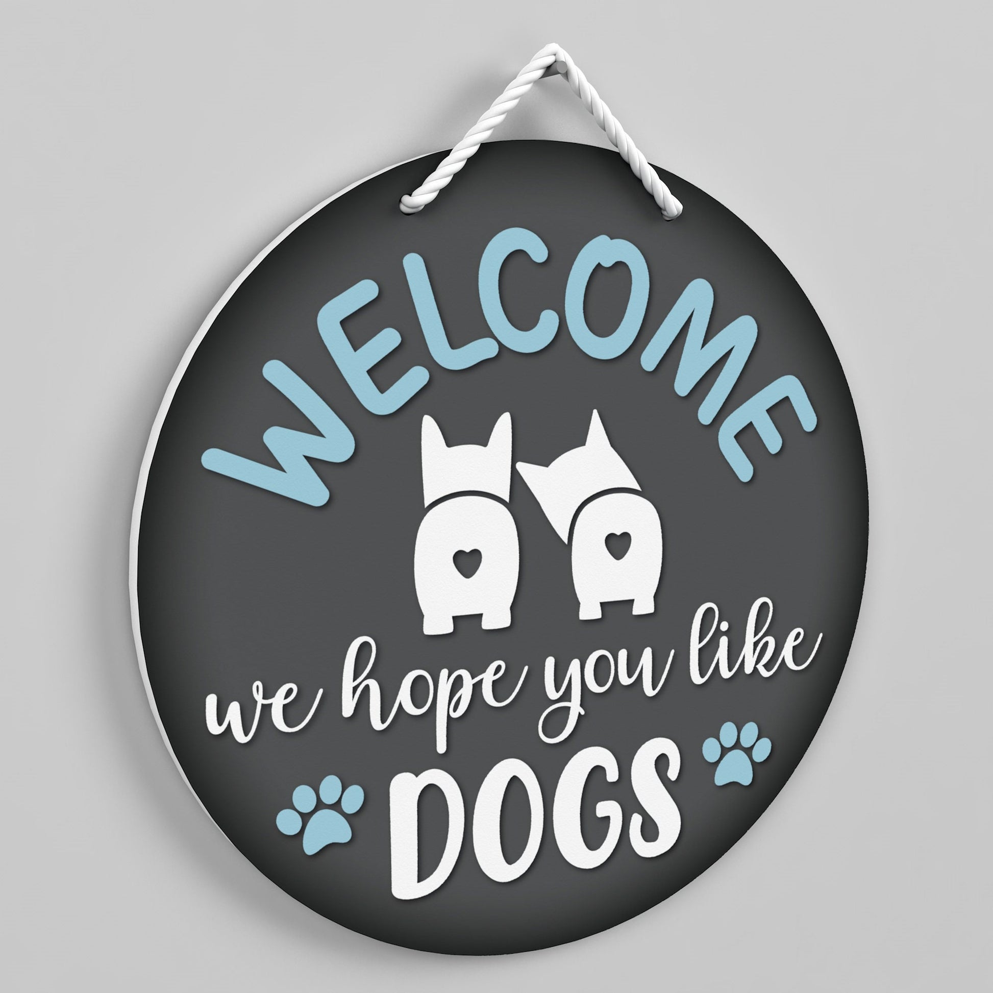 Front Door Dog Sign, Welcome We Hope You Like Dogs, Pet Sign, Door Decor, Funny Front Door, Dog Lover Gift, Housewarming Gift