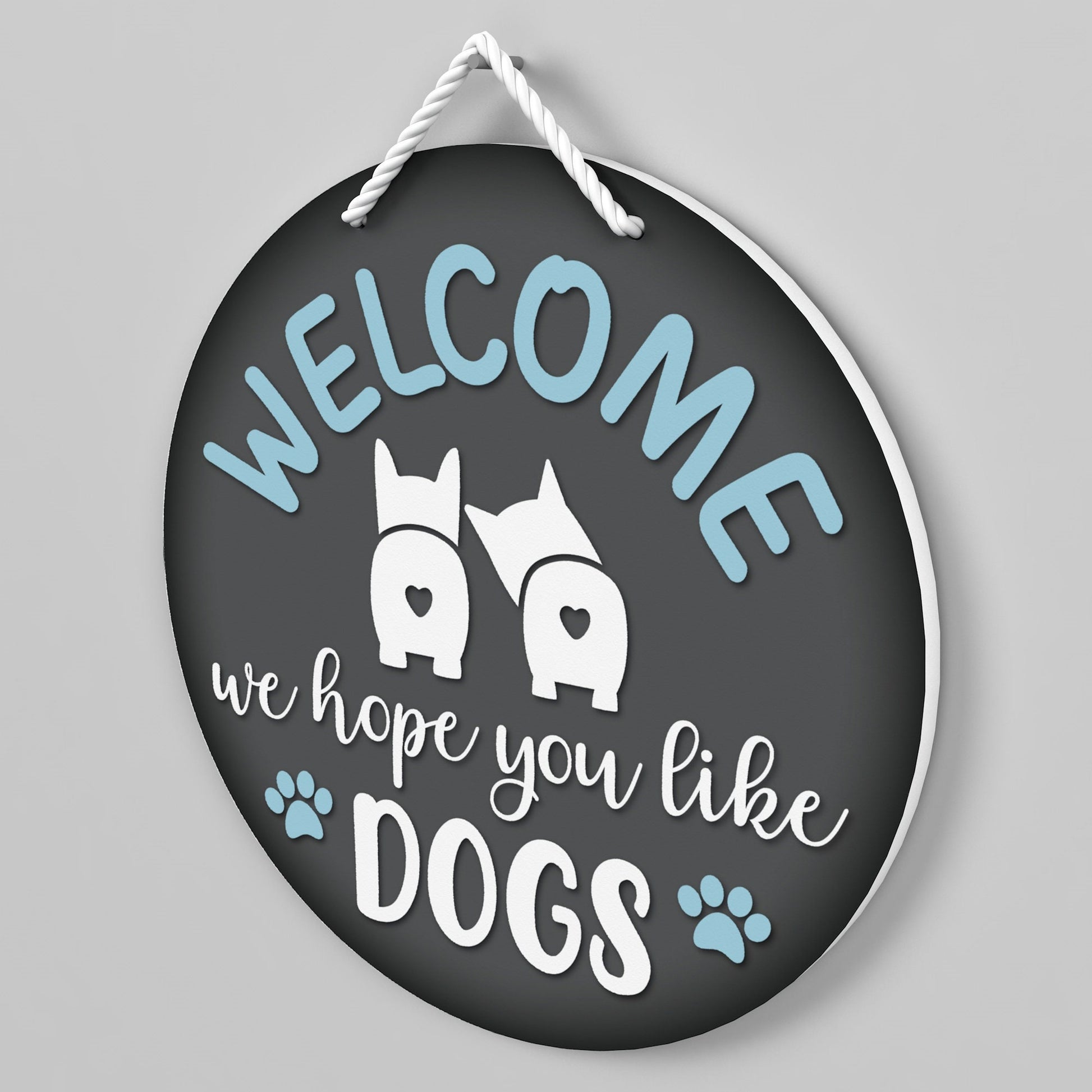 Front Door Dog Sign, Welcome We Hope You Like Dogs, Pet Sign, Door Decor, Funny Front Door, Dog Lover Gift, Housewarming Gift